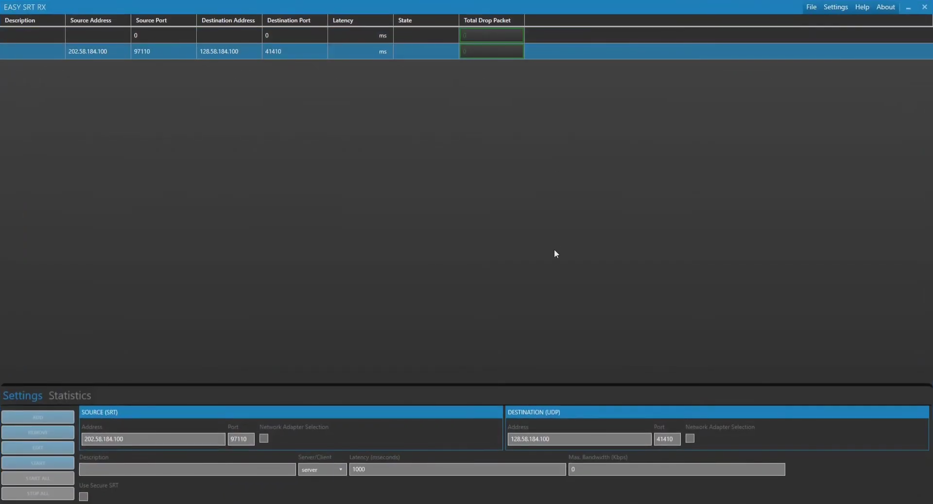 Easy SRT TX and SRT Receiver RX SRT Encoder for Professional Video Streaming